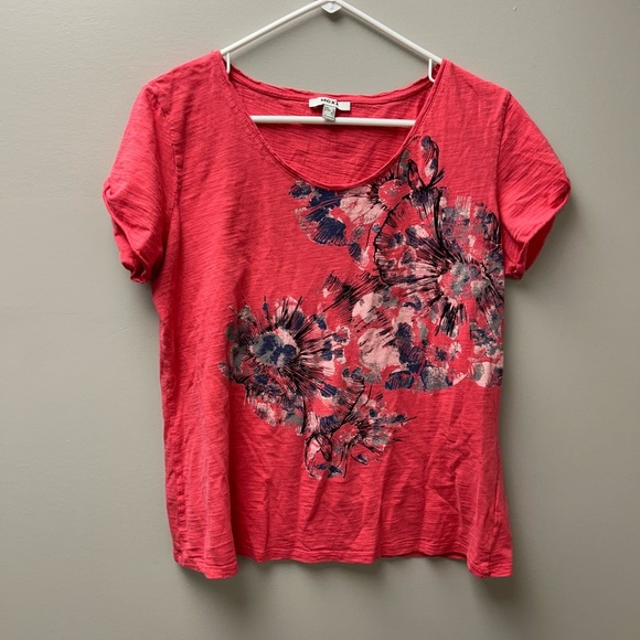 Mexx Tops - Mexx Women’s Pink and Floral T Shirt